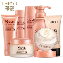 Laikou наборы для ухода за кожей экстракт Snall 6 шт. наборы для ухода за кожей плюс BB крем для женщин глубокий увлажняющий, увлажнение омолаживающий