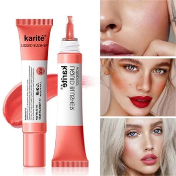 

4 Colors Liquid Blush Makeup Face Rouge Make Up Professional Natural Cheek Blusher Long Lasting Peach Cosmetic