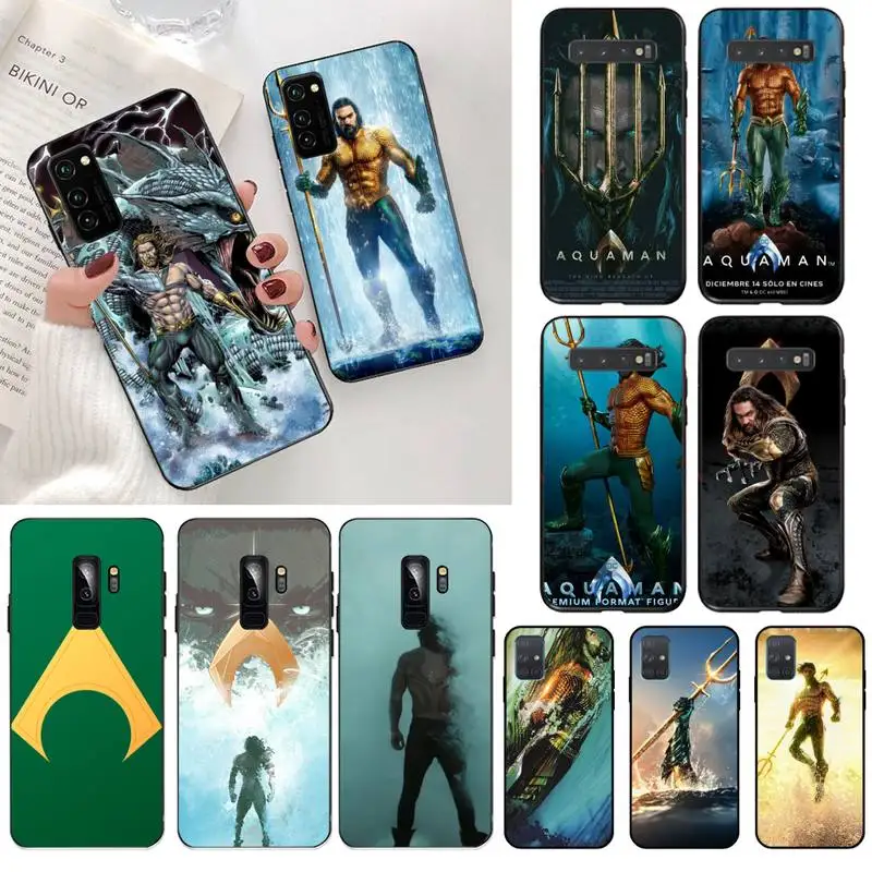 Роскошный чехол для телефона из комиксов Aquaman Samsung S20 plus Ultra S6 S7 edge S8 S9 S10 5G lite 2020 |