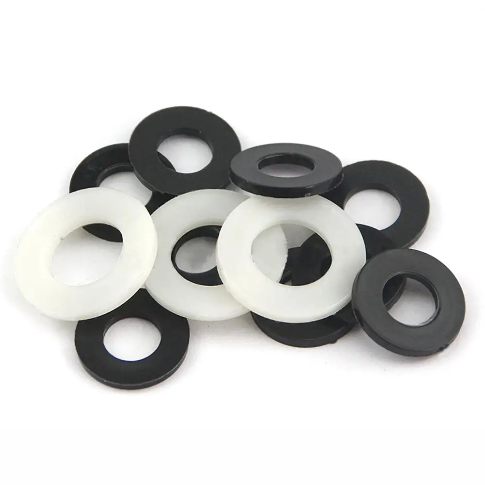 Plastic Nylon Washer Flat Spacer Gasket with 3M Adhesive 