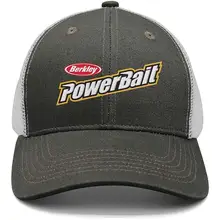 Дизайнерская Повседневная дышащая Регулируемая сетка унисекс Berkley-Powerbait-Fishing-Logo-Strapback Hat Caps