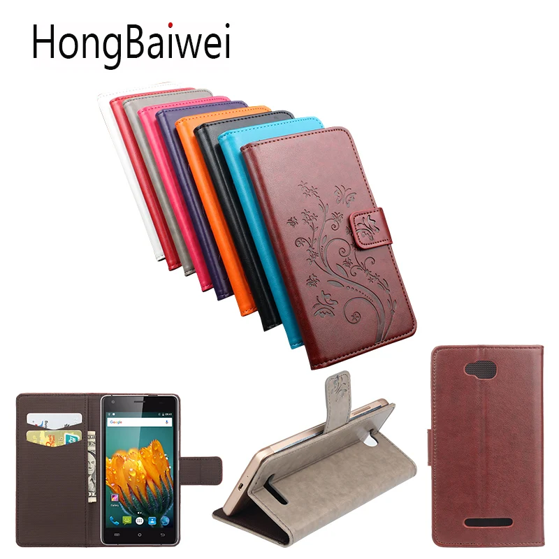 Чехол От HongBaiwei для Cubot X11 X10 X9 X6 Echo Роскошный кожаный флип-кошелек с цветочным