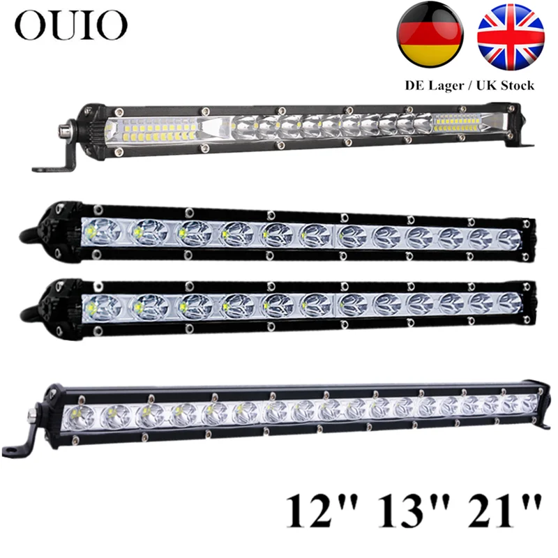 

LED Light Bar 12" 13" 21" Offroad Work Light Bar Driving Lights Led Pods Lights Fog Lamps 90W/36W/54W For Truck ATV SUV Cars