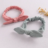 Rabbit Ears Baby Girl Headband Elastic Girl Hairband Newborn Baby Bow Headbands Bowknot Hair Accessories 1