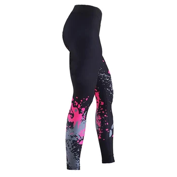 

Newly Fashion Women Printed High Waist Trouser Sport Elastic Yoga Pants Breathable S66