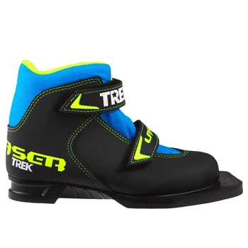 

Ski boots TREK Laser NN75 IR, black color, logo neon lime