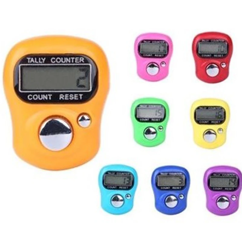 10 х мини-счетчик стежков высококачественный электронный цифровой счетчик колец |