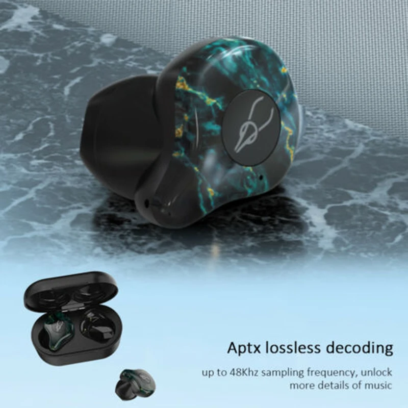 Sabbat X12 Ultra Qualcomm TWS Wireless Bluetooth 5.0 Earphone Sports HiFi Stereo Earbuds Support Wireless Charger Earphones