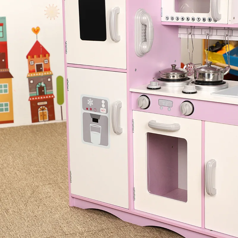 

Refrigerator Faux Every Family New Style Wooden Have Really Big Toy Children Kitchenware Cooking Toy Really Cook Zhejiang Provin