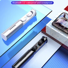 New Mini T1 TWS 5 0 Bluetooth Earphone Wireless Stereo In Ear Earbuds With Charging Box Mic Headset for huawei iphone Xiaomi