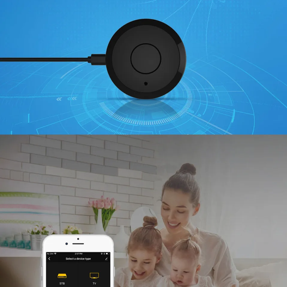 AVATTO wifi ИК пульт дистанционного управления, умный Универсальный 2,4G Дистанционное Голосовое управление с Alexa, Google Home инфракрасный умный дом автоматизация