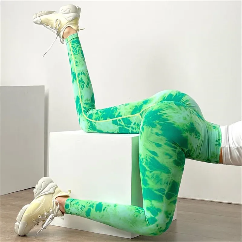 Hot Women High Waist Yoga Fitness Running Gym Print Leggings Sport Pants WorkOut 