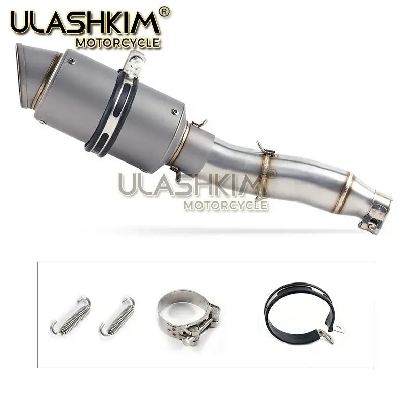 Полная выхлопная система мотоцикла глушитель Escape slip on для YAMAHA XG250 XT250 модифицированный контакт средняя труба адаптер подключения