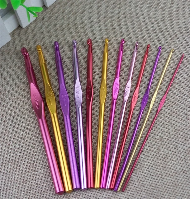 New Metal Knitting Needles Crochet Hooks Handmade DIY Hand Craft