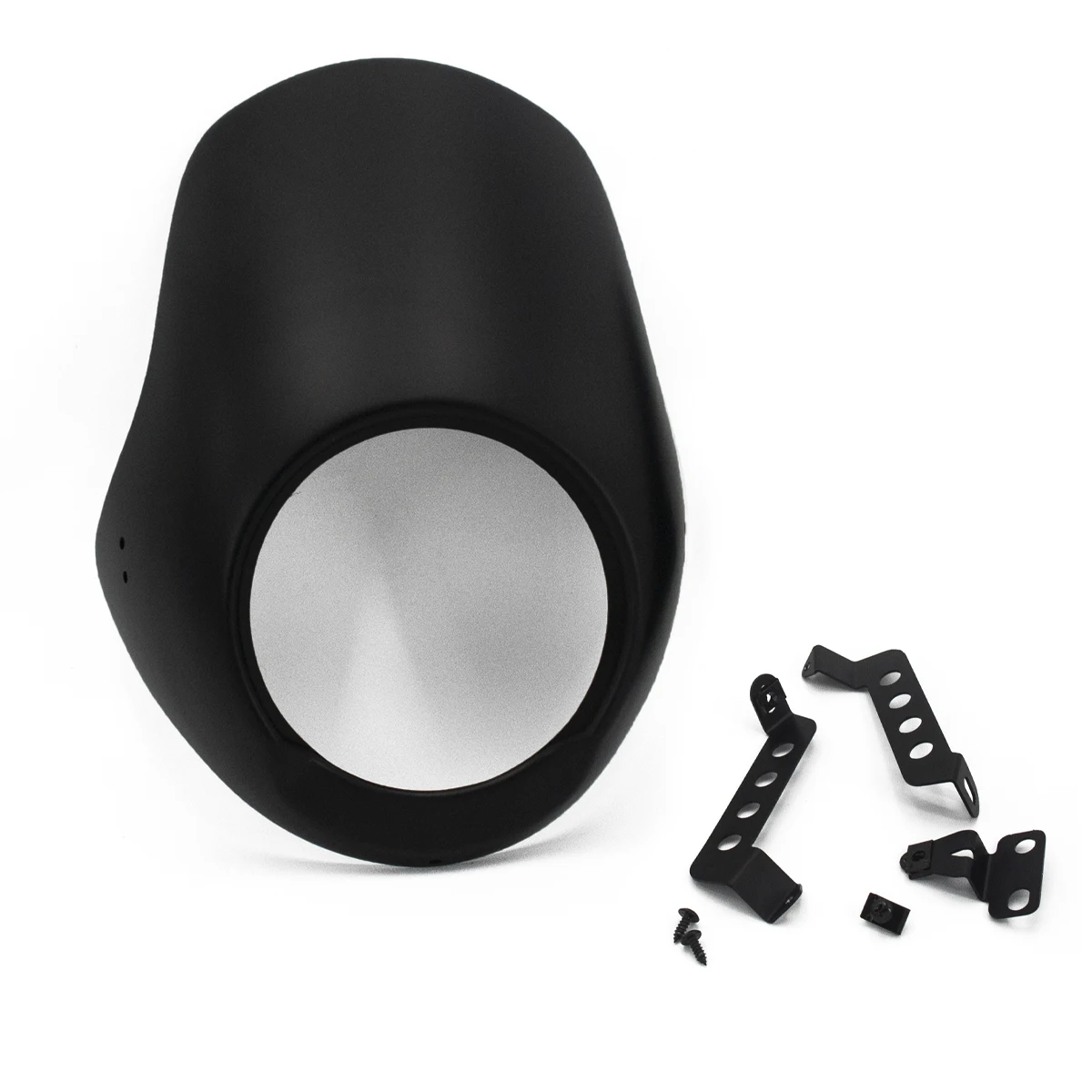 Motorcycle Accessories Motorcycle Fairing For Hyosung GV125S GV300S Motorcycle Round Headlight Windscreen Cover ABS Plastic Screen Fairing Windshield