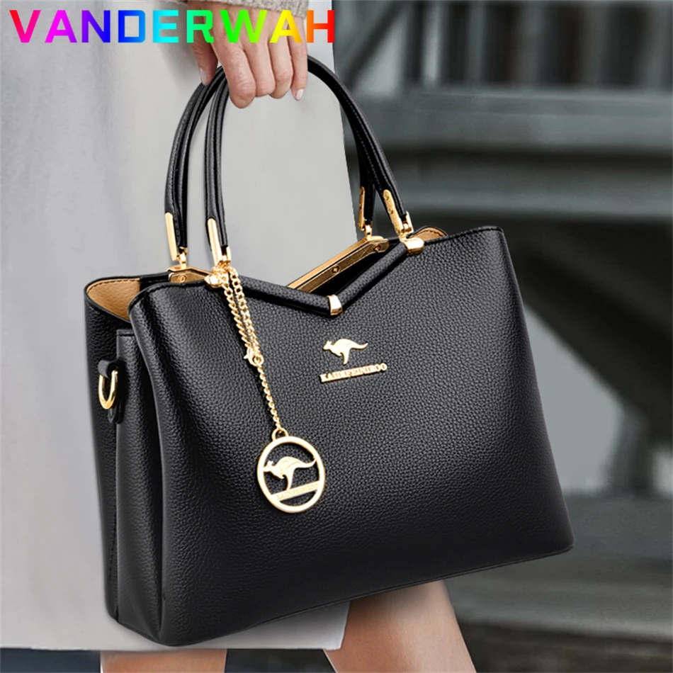 Bolsos elegantes de para mujer, bandolera de hombro de alta calidad, bolso grande con asa|Bolsos de hombro| - AliExpress