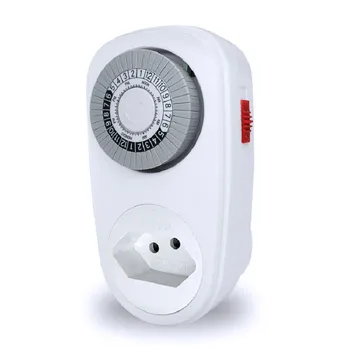 

Brazilian plug Energy Saver 24 HoursTimer Power Socket Plug Programmable Mechanical Timer Switch Socket