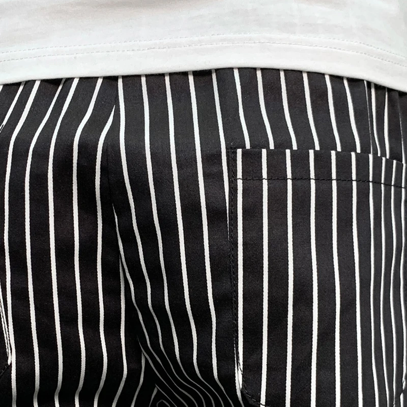 Hirigin Модные мужские повседневные брюки в полоску, узкие обтягивающие спортивные штаны, одноцветные длинные штаны, новые L-4XL