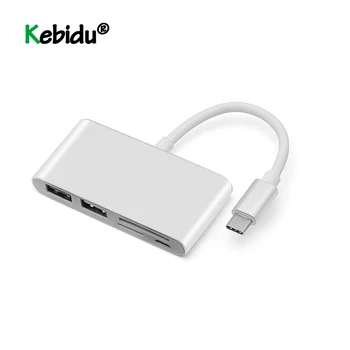 

5 In 1 OTG USB-C Micro USB Power Adapter USB C HUB Card Reader USB Type C Hub For Macbook Air Pro For Huawei Mate 20