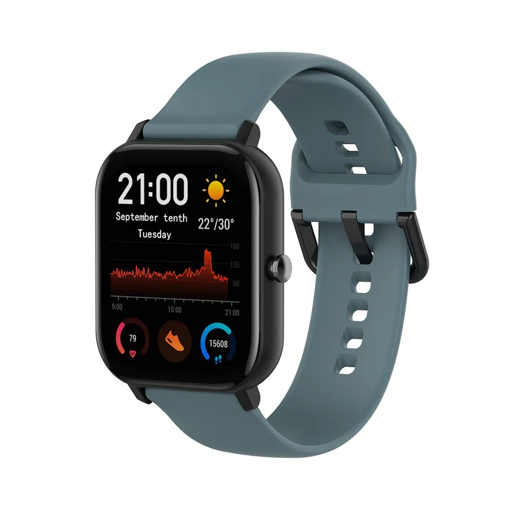 Ouhaobin ремешок для часов для Huami Amazfit GTS умные часы Спортивные Мягкие силиконовые сменные часы ремешок на запястье ремешки для часов
