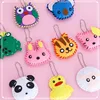 10Pcs/lot Handcraft Toys for Children Non-woven Fabric DIY Handmade Pink Bag Keychain Ornaments Arts Crafts Kits Creative Toy 1