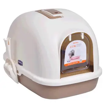 

Cat Sand Pot Fully Sealed Large Anti-splash Double Layer Cat Sand Pot Deodorizing Large Toilet Dung Pot Cat Products