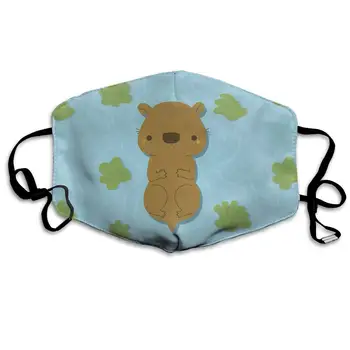 

Mouth Mask Cute Otter Print Masks - Breathable Adjustable Windproof Mouth-Muffle, Camping Running for Women and Men