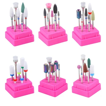 

Professional Ceramic Nail Drill Bit Set Manicure Machine Accessory Milling Cutter Diamond Electric Manicure Drill Bits Tool
