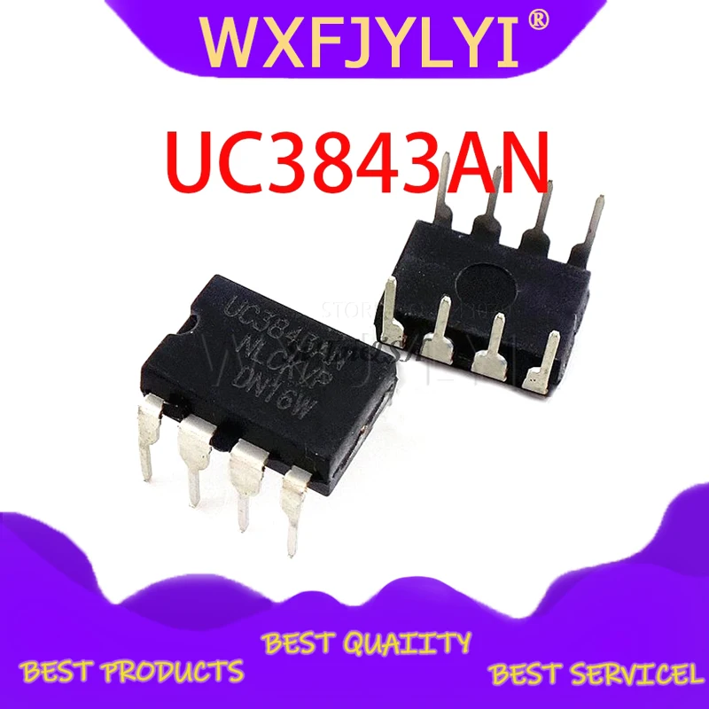 10pcs/lot UC3843 DIP8UC3843AL UC3843B UC3843BN UC3843AN KA3843 3843 ...