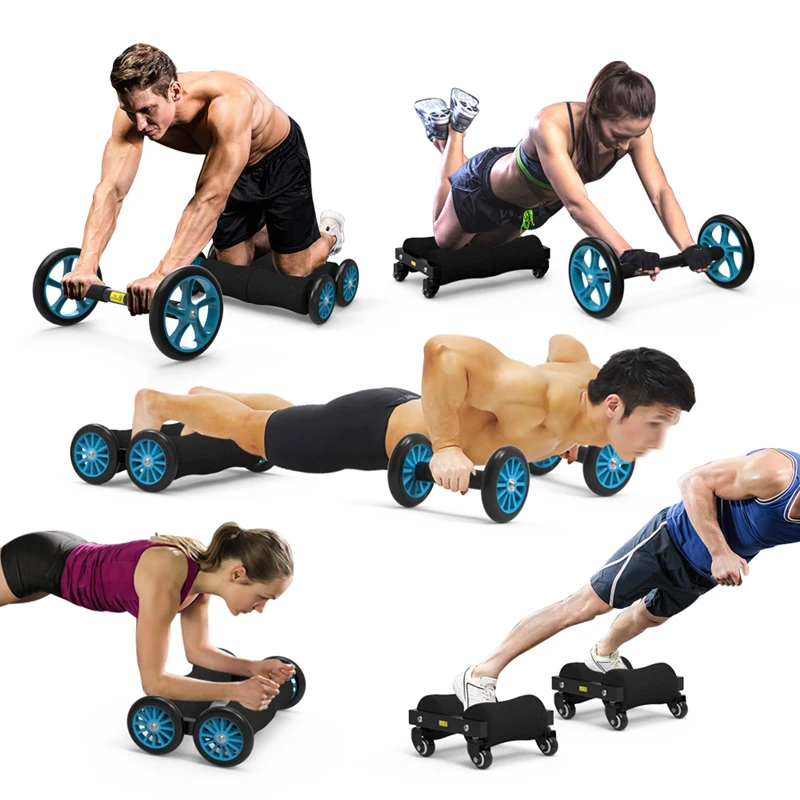 Fitness Glute Ham Glider Home Gym Exercise Ab Roller Leg Hamstring ...