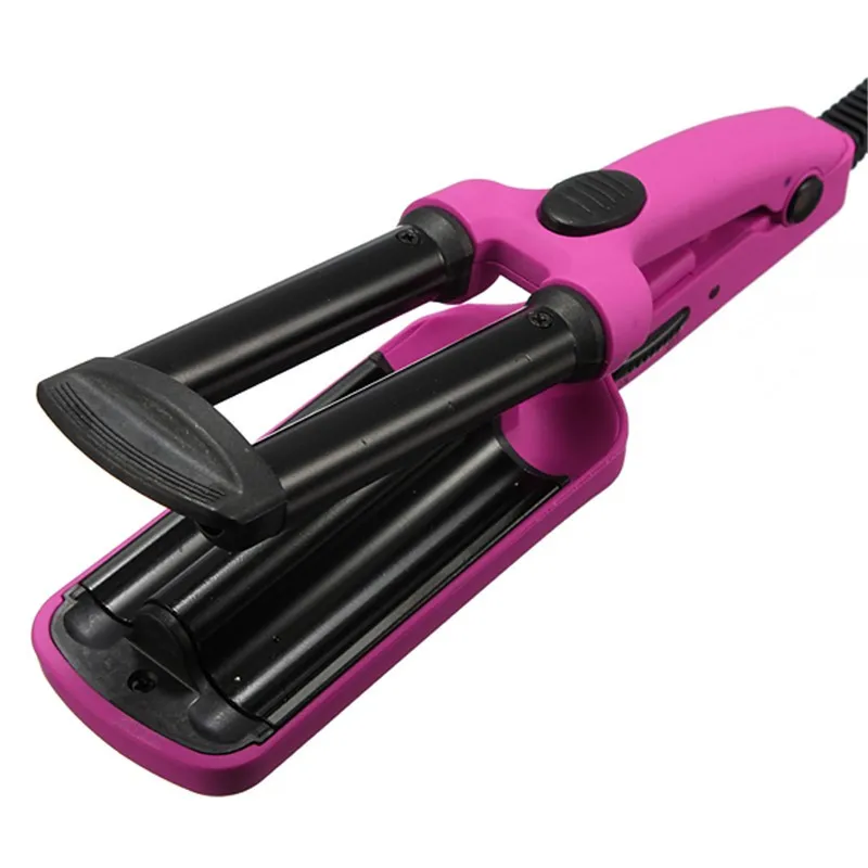 3 Barrel Ceramic Hair Curler Crimper Curling Iron Tong Waving Wand Roller Beauty Personal Care Appliance 200V Salon Tools