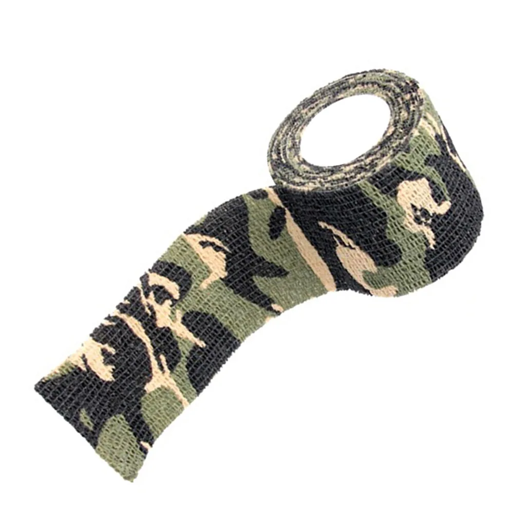 Outdoor Camo Bicycle Sticker Masquerading Camping Camouflage Stealth Duct Tape Adhesive Wrap