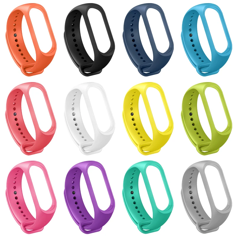 

New Silicone Wrist Strap For Xiaomi MI Band 4 3 Replacement Anti-lost Strap For Miband 3 4 Smart Bracelet Wristband Accessories