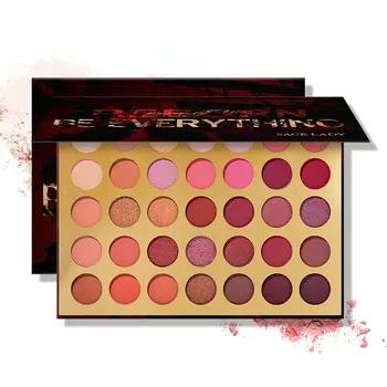

Matte Eyeshadow Palette Makeup Glitter Eyeshadow Pallet High Pigmented Long Lasting Metallic Eye Shadow 35 Colors ZGOOD