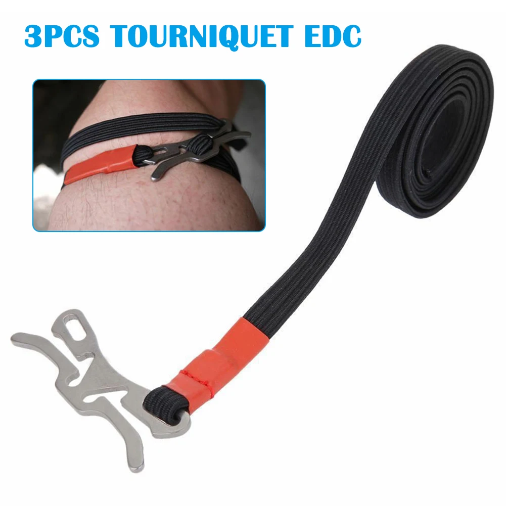 3Pcs Portable Ultra light Gear Outdoor Tourniquet Release First Aid