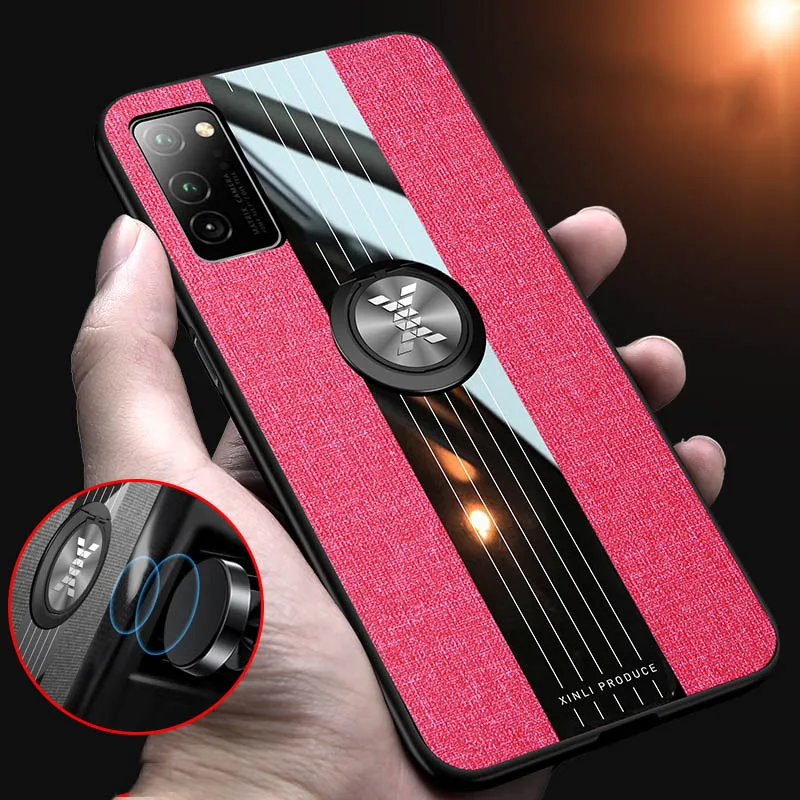 Чехол для Huawei Honor View V30 Pro роскошный тканевый чехол противоударный жесткий