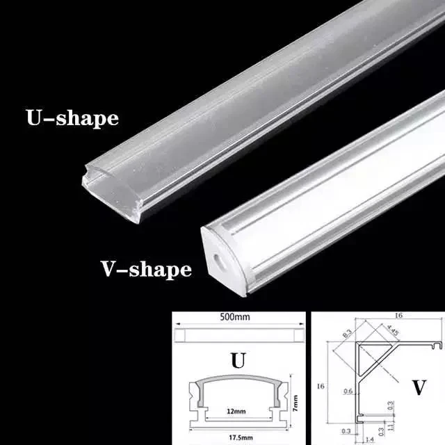 LED aluminum channel for industrial lighting