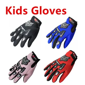 Gants de Moto Cross Renforcé Noir été Hiver pour Homme et Femme