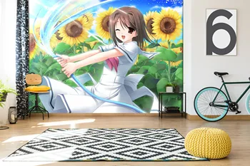 

[Self-Adhesive] 3D Sprinkling Girl 012403 Japan Anime Wall Paper mural Wall Print Decal Wall Murals