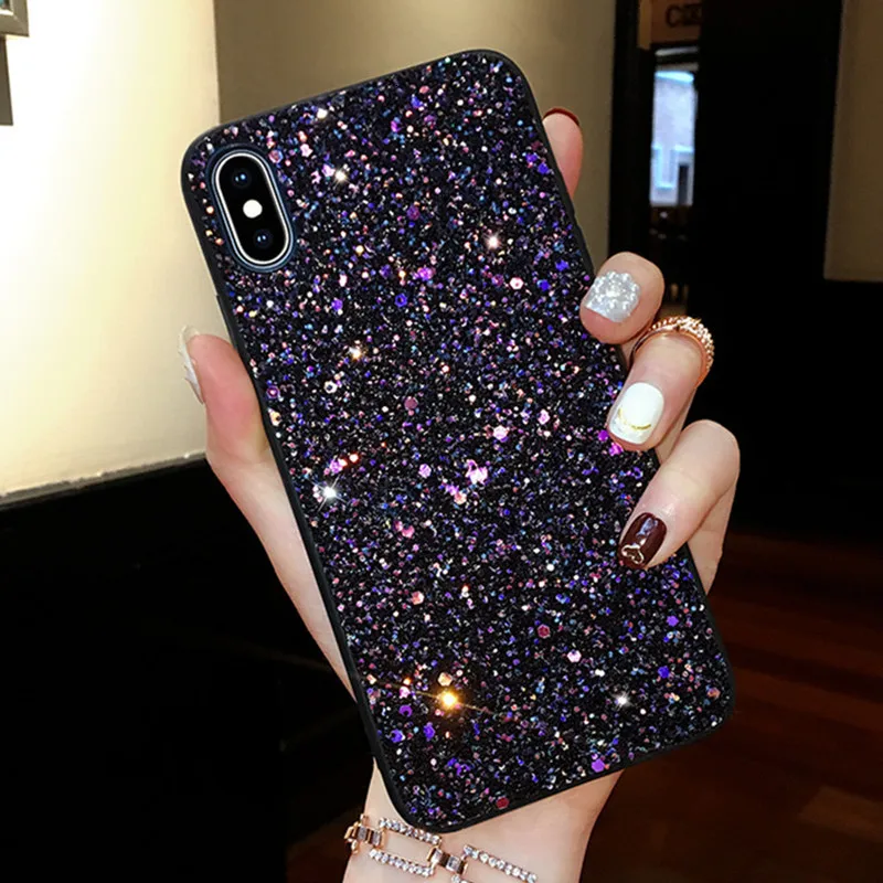 

Bling Glitter Sequins Phone Case For Huawei P30 Pro P20 Lite Soft Silicone Case Cover For Huawei P30 Lite P20 Pro Phone Coque