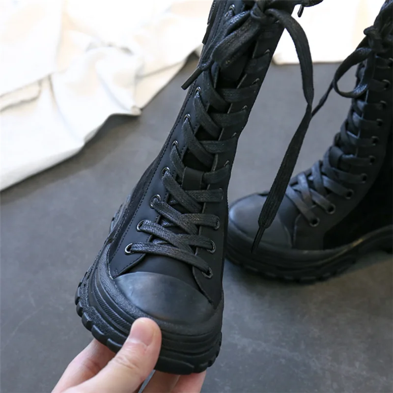 Зимние сапоги до середины икры для маленьких девочек детская обувь с подкладкой из замши и плюша зимние сапоги для маленьких мальчиков теплые высокие сапоги для детей