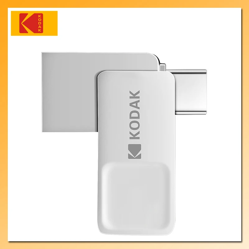

KODAK Metal Pen Drive 32GB 64GB 128GB 16GB pendrive USB 3.1 Type-C Dual Drives USB Flash Drive Memory Stick High U Disk Memoria