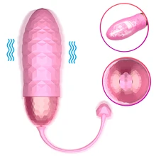Diamond Shape Powerful Vibrating Eggs Wireless Remote Control Vibrator Bullet For Women Erotic Massage Kegel Ball Adult Sex Toy