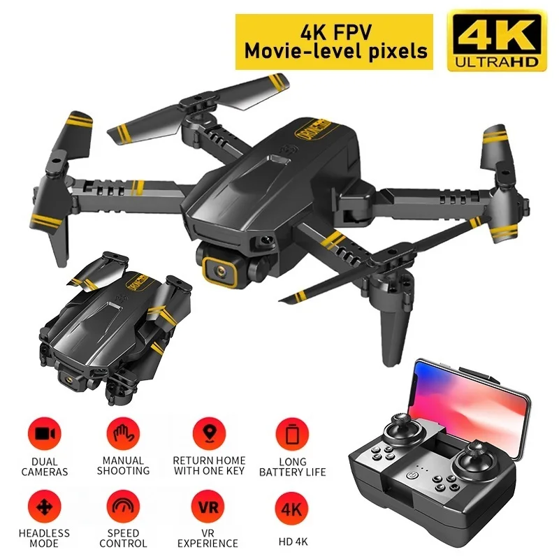 Мини-Квадрокоптер CS12 с широкоугольной камерой Wi-Fi Fpv | Электроника