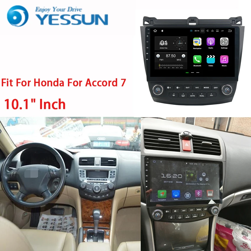 Автомобильный навигатор YESSUN GPS для Honda Accord 7 2003 ~ 2007 Android HD сенсорный экран Аудио