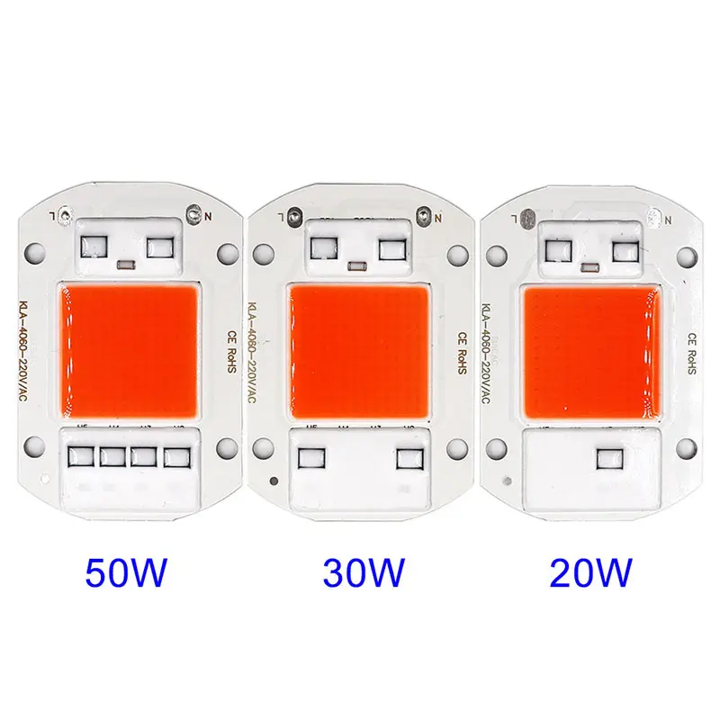 Description Picture 4 of itemSolderless Full Spectrum COB LED Grow Lamp 220V 110V AC Driverless Light Chip Red Blue Warm White LEDs for Plant Growing