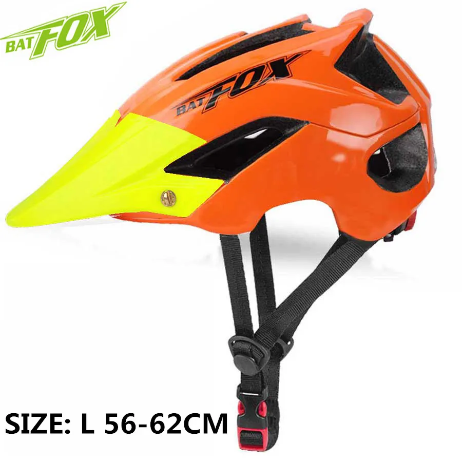 BATFOX оранжевый велосипедный шлем MTB шлем casco bicicleta hombre capacete ciclismo велосипедная Кепка cinelli велосипедный шлем - Цвет: 5002