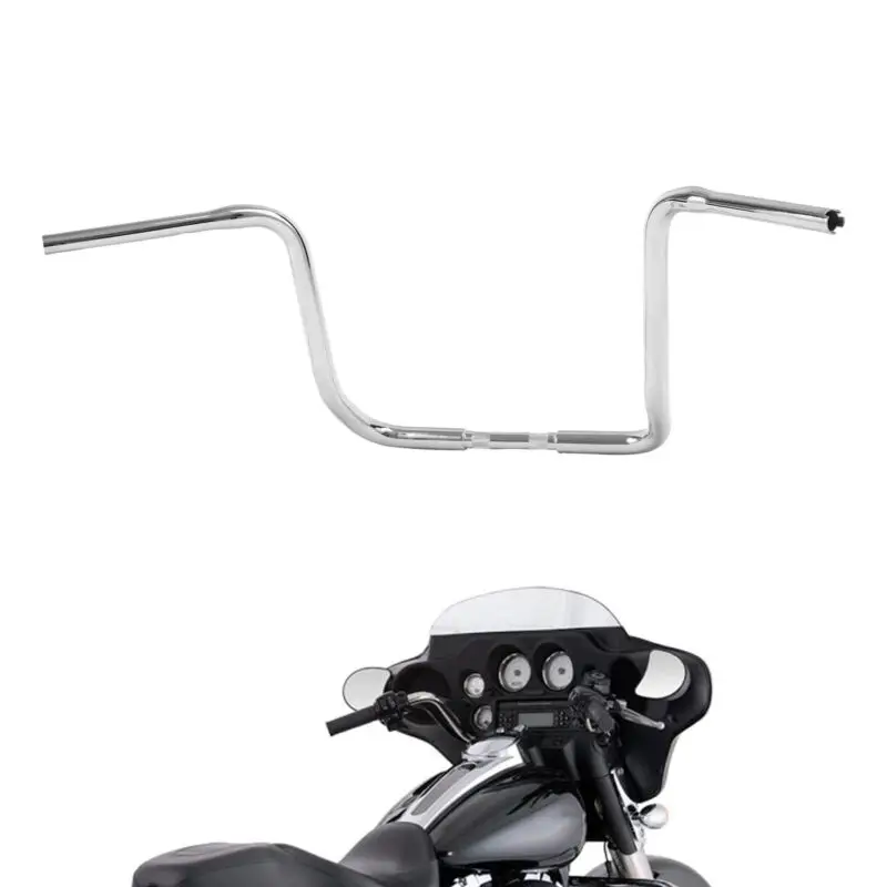 Motorcycle 17" Rise 1 1/4" Ape Hangers Bars Handlebars Fit For Harley