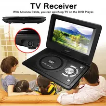 8.8inch Car DVD Player Portable USB2.0 SD Adjust Viewing Angle Game Remote Control 270 Rotation Screen Support TV/Game Function
