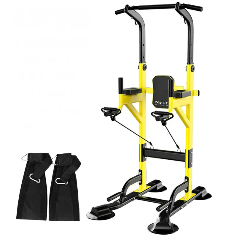 US $201.39 Indoor PullUps Horizontal Single Parallel Bars With Belts MultiFunctional Fitness Equipment Weight Bench For Children Adults